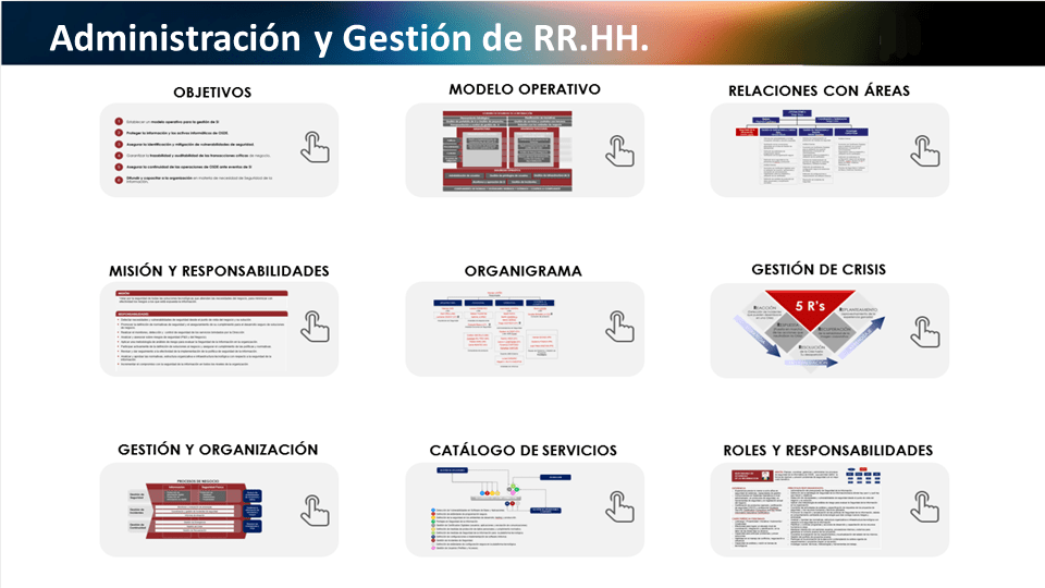 AudiSeg, Administración y Gestión de RR.HH.